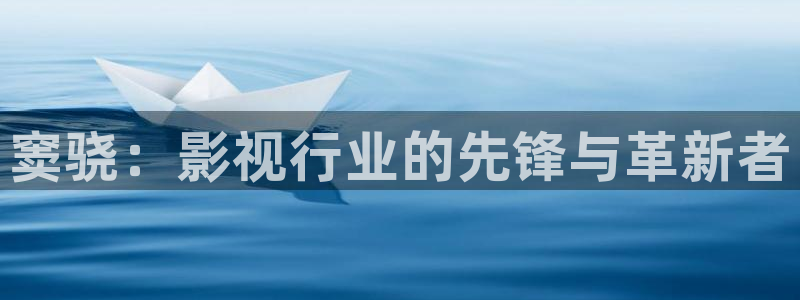 飘雪影院免费看：窦骁：影视行业的先锋与革新者