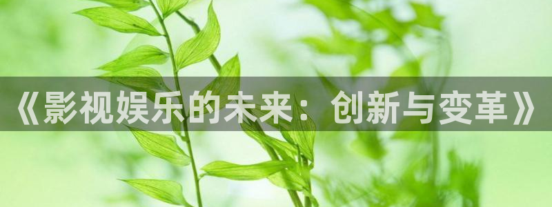 飘雪影院免费观看完整版高清：《影视娱乐的未来：创新与变革》